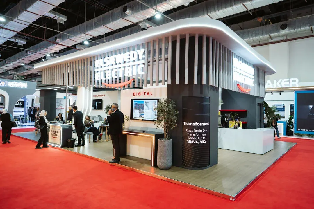 Where design meets innovation - Elsewedy Electric showcases its vision with a thoughtfully crafted booth.