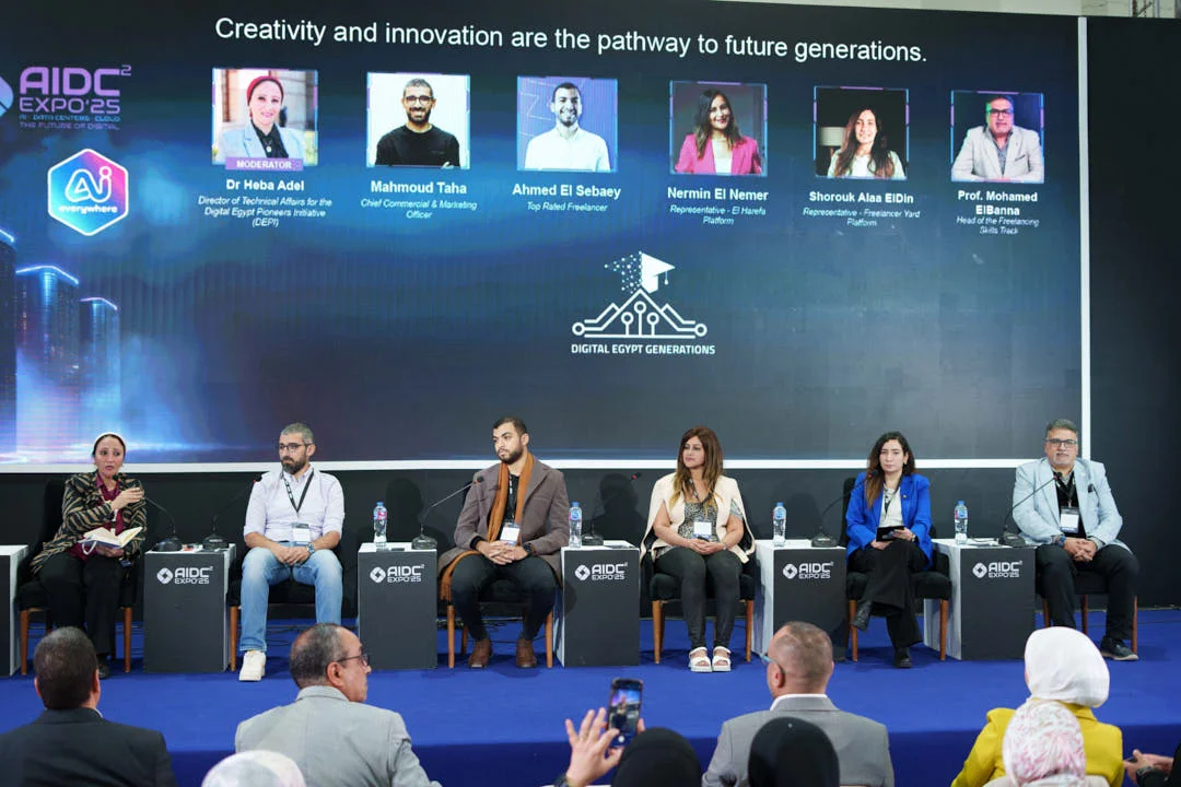 The Creativity and Innovation Are the Pathway to Future Generations panel at AIDC² Expo 2025