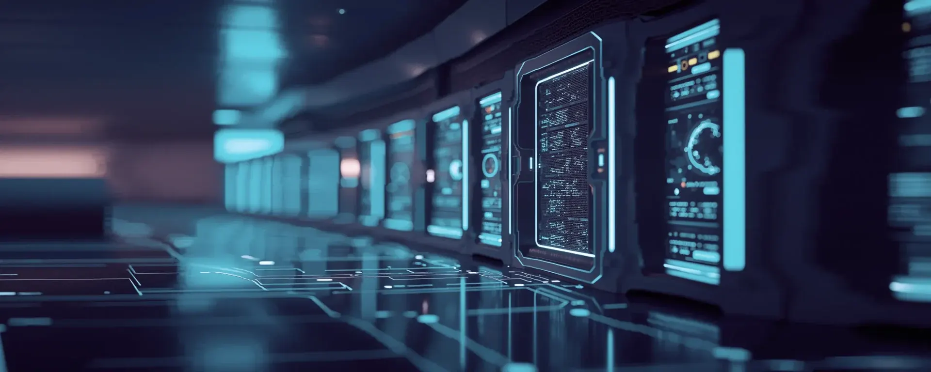 A data center corridor