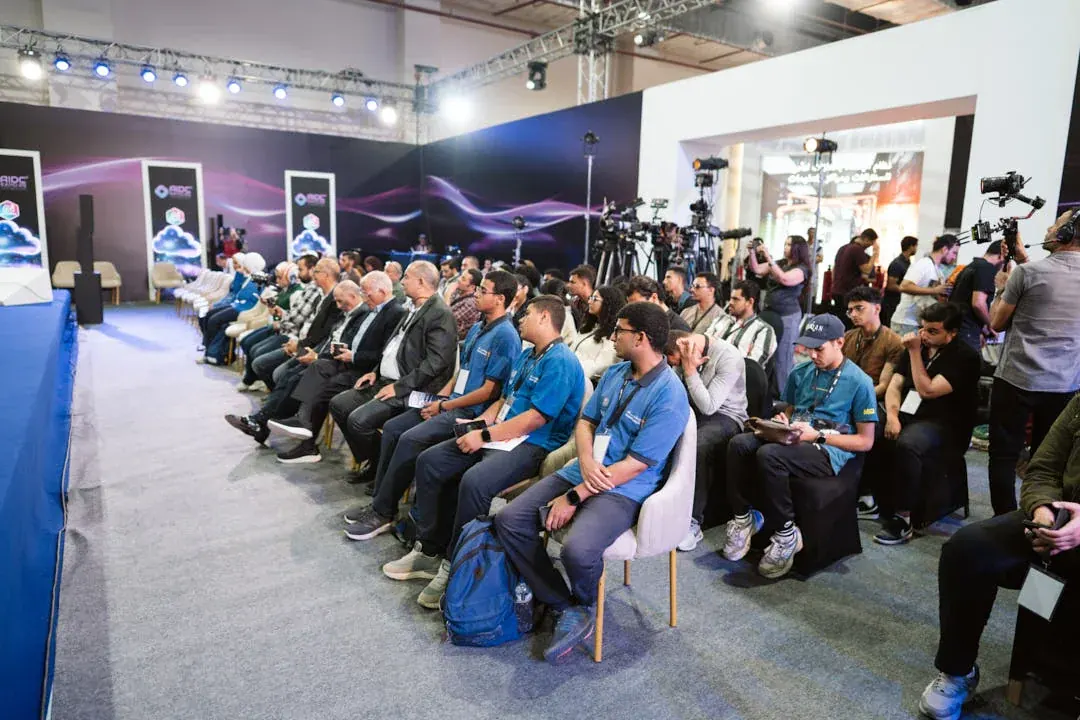 The audience at Towards a Unified Arab AI Ecosystem: Regional Cooperation for Innovation, Talent, and Impact.