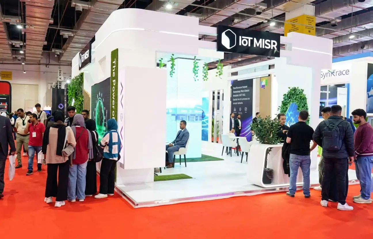 The IoT Misr stand at AIDC² Expo 2025