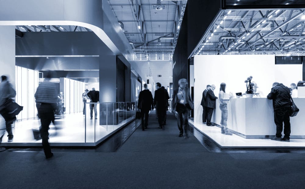 An exhibition stand
